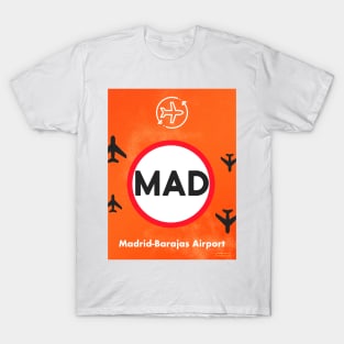 MAD MADRID Airport code T-Shirt